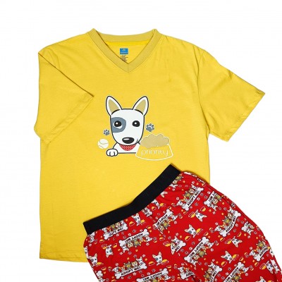 Pijama Glow Adopt Me combinación adulto manga corta